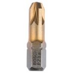 Set 10 biti Bosch Max Grip PZ3, 25 mm, prindere 1/4 pentru insurubare precisa