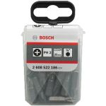 Set 25 biti Bosch PH2 25 mm, 1/4 inch, Extra Hard, pentru uz universal