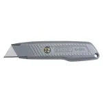 Cutter Stanley cu lama fixa trapezoidala 136 mm, corp zincat, 3 lame incluse