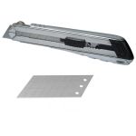 Cutter Stanley FATMAX 25 mm cu carcasă din aluminiu și 4 lame incluse