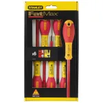 Set 6 surubelnite izolate Stanley FatMax 1000V, drepte, PH si tester