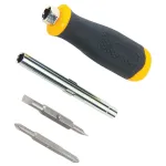 Șurubelniță multifuncțională Stanley 6 în 1 cu biți și tubulare