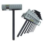 Set 9 chei imbus Stanley cu maner, cap sferic si drepte 1.5-10 mm