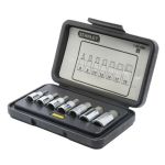 Trusă tubulare imbus Stanley 1/2, 7 piese, cap HEX, 6-19 mm