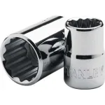Cheie tubulară Stanley 23 mm, 12 puncte, prindere 3/4 pentru uz profesional