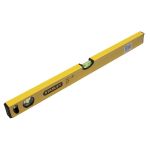 Nivela clasică Stanley 150 cm, precizie 0,5 mm/m, fiolă centrală încastrată