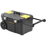 Ladă mobilă pentru scule Stanley Essential 50L cu roți și mâner telescopic