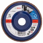 Disc lamelar Bosch X571 Best for Metal 125 mm, granulație 40, drept