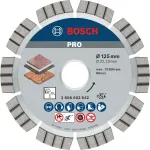 Disc diamantat Bosch Best for Stone 125 mm pentru piatra si materiale dure