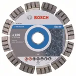 Disc diamantat Bosch Best pentru piatră 150 x 22,23 mm, segment 12 mm