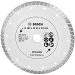 Disc diamantat turbo Bosch 180 mm pentru beton, cărămidă și piatră