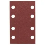 Foaie abraziva Bosch 80x133 mm, granulatie 80, 8 perforatii, prindere velcro