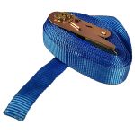 Chingă de ancorare 25 mm, 5 m, albastră, fără cârlige, LC 400 daN