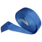 Chingă cu clichet fără cârlige 25 mm, 5 m, albastră pentru fixare