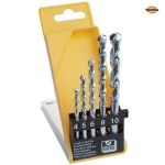 Set 5 burghie pentru caramida si zidarie 4-10 mm, in caseta
