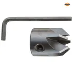 Zencuitor HSS pentru burghiu 10 mm, 90° pentru lemn, Hawera