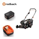Masina de tuns gazon Redback 420 mm cu acumulator 40V 6Ah si incarcator 5A