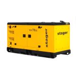 Generator diesel trifazat insonorizat Stager YDY70S3, 70 kVA, 1500 rpm