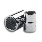 Cheie tubulară Stanley 3/4, 12 puncte, 21 mm pentru lucrări mecanice