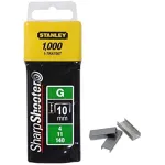 Capse Stanley Tip G 10 mm, set 1000 buc, otel galvanizat pentru capsator