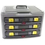 Cutie de scule Stanley cu 3 sertare, echipata cu 70 piese