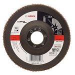 Disc lamelar Bosch X571 Best for Metal, 180 mm, granulatie G80, cu degajare