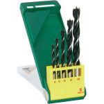 Set 5 burghie pentru lemn Bosch 4-10 mm, cu vârf de centrare
