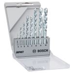 Set 8 burghie pentru piatra Bosch CYL-1, 3-10 mm, pentru zidarie
