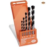 Set 5 burghie pentru beton Hawera Elastic, 4-10 mm, coadă cilindrică