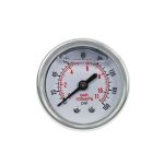 Manometru inox ProGARDEN 0-11 bar orizontal FE1/4 cu lichid anti-vibratii