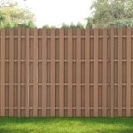 WPC Gartenzaun 185x193 cm Braun [neu.holz]