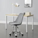 Scaun de birou Atherton gri deschis, reglabil pe inaltime