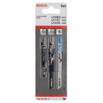Set 3 panze U Bosch pentru ferastrau vertical, lemn si aluminiu