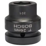 Accesoriu pentru cheie tubulară Bosch 24 mm, 1 inch, pentru filet M16