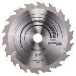 Panza circulara Bosch Speedline Wood pentru lemn 160x20 mm, 18 dinti