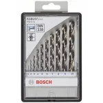 Set 10 burghie Bosch Robust Line HSS-G pentru metal, 1-10 mm, 135°