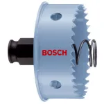 Carotă pentru tablă Bosch 76 mm HSS Bi-Metal, pentru metal