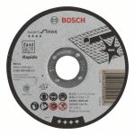 Disc de tăiere inox Bosch Rapido 115 mm, 1,0 mm, pentru polizor unghiular