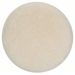 Disc polish Bosch din blană de miel pentru lustruire, 170 mm