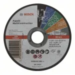 Disc de tăiere Bosch Multi Construction 125 mm, 1.0 mm pentru materiale diverse