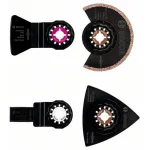 Set Bosch 4 accesorii Starlock pentru plăci ceramice și renovări
