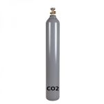 Butelie CO2 metalică 10L, 200 bar, gri, capacitate 7,5 kg
