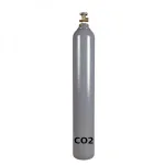 Butelie CO2 metalică 10L, 200 bar, gri, capacitate 7,5 kg