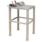 Măsuță metalică pentru mașini, tip banc de lucru, 53x43x81 cm