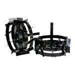 Set roti metalice ProGARDEN 440x180 cu manicot cu flanse, hex 23 mm