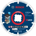 Disc diamantat Bosch X-LOCK pentru metal, 125 mm, 22,23 mm