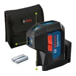 Nivela laser Bosch GPL 3 G cu 3 puncte verzi, 30 m, IP65