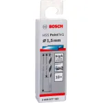 Set 10 burghie pentru metal Bosch HSS PointTeQ 1,5 x 18 mm
