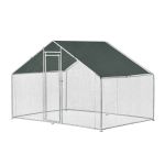 Țarc exterior pentru păsări și animale mici 3x2x2 m cu acoperiș