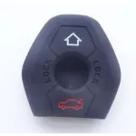 Husă cheie compatibilă cu BMW, model diamant, din silicon negru